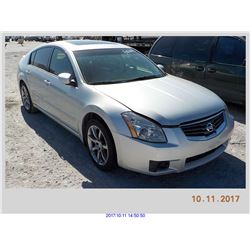 2007 - NISSAN MAXIMA//TX TITLE