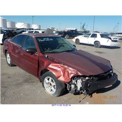 2002 - PONTIAC GRAND AM//TX TITLE