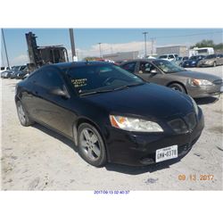 2008 - PONTIAC G6//REBUILT SALVAGE