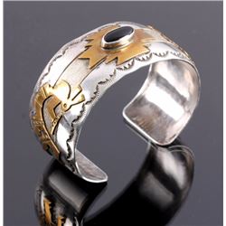 Thomas Singer Sterling Gold Filled Navajo Cuff