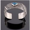 Image 1 : Thomas Singer Navajo Sterling Turquoise Cuff