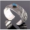Image 3 : Thomas Singer Navajo Sterling Turquoise Cuff