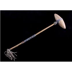 Lakota Sioux Skullcracker Beaded War Club c. 1890-
