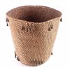 Image 9 : Apache Burden Basket with Jingle Cone 19th Century