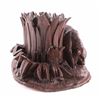 Image 3 : Black Forest German Carved Ink Well Holder