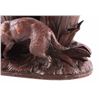 Image 5 : Black Forest German Carved Ink Well Holder