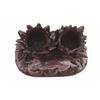 Image 7 : Black Forest German Carved Ink Well Holder