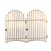 Image 9 : Antique Solid Brass Bank Teller Window Cage Doors