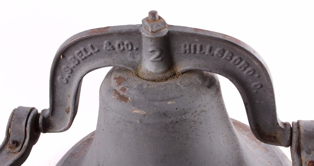 Antique Cast Iron School Bell
