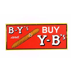 Original Y-B Cigar Advertising Sign