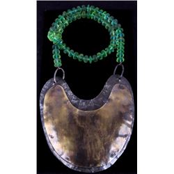Plains Indian Copper & Brass Gorget Breast Plate