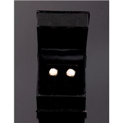 18K Gold Australian Boulder Opal Earrings