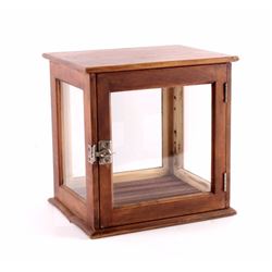 Antique Walnut Glass Mercantile Display Case