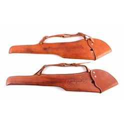 Custom Leather Rifle Scabbards Dillon Montana