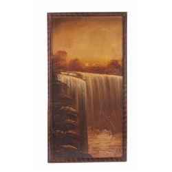 Original Leonard Lopp Oil on Board Painting