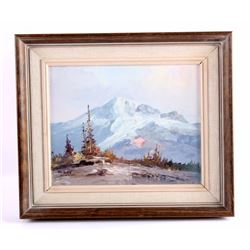 Original Herb Schraml Oil on Canvas Painting