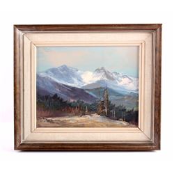 Original Herb Schraml Oil on Canvas Painting
