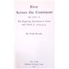 Image 3 : First Across the Continent 1901 First Edition