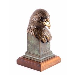 Original Bald Eagle Sculpture by Geoffrey C. Smith