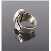 Image 2 : Navajo Sterling Silver & Turquoise Engraved Ring