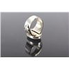 Image 4 : Navajo Sterling Silver & Turquoise Engraved Ring
