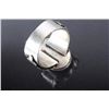 Image 5 : Navajo Sterling Silver & Turquoise Engraved Ring
