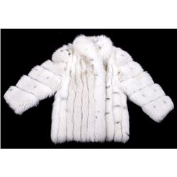 High End Giba-Noblia Arctic Fox Fur Coat
