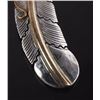 Image 4 : Signed Navajo Sterling Silver & 12k Gold Necklace