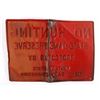 Image 6 : Montana Fish & Game Embossed "NO HUNTING" Sign
