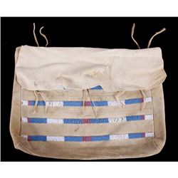 Plains Indian Tanned Hide & Trade Bead Envelope
