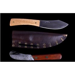 Custom Fixed Blade And Buffalo Skinner Knifes