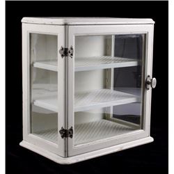 Antique Barber Shop Sterilizing Cabinet