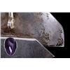 Image 4 : Sterling Silver Necklace With Large Amethyst