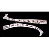 Image 1 : Native American Indian Bison Rib Painting