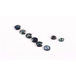 24.07 Carats Deep Blue Oval Cut Sapphire Gemstones