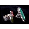 Image 2 : Two Sterling Silver Navajo Pawn Rings