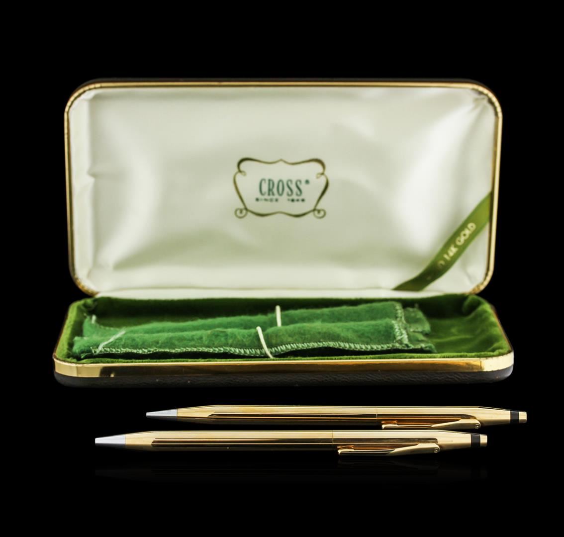 Gold pen pencil set Clearance