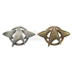 STAR TREK (2009) and STAR TREK INTO DARKNESS (2013) - Starfleet Pin Set