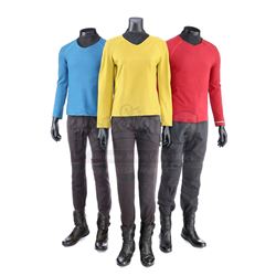 STAR TREK (2009) and STAR TREK INTO DARKNESS (2013) - Set of Three Men's Enterprise Uniforms