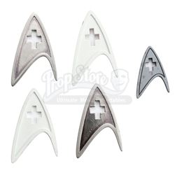 STAR TREK (2009) - Set of Prototype Starfleet Medical Division Insignias