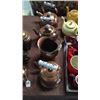 Image 1 : 3 Copper Teapots and Water Pitcher