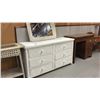 Image 1 : Wicker Dresser and Hanging Mirror