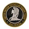 Image 1 : .999 Silver Hacienda Hotel & Casino Las Vegas $10 Limited Edition Gaming Token