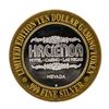 Image 2 : .999 Silver Hacienda Hotel & Casino Las Vegas $10 Limited Edition Gaming Token