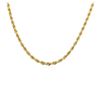 Image 1 : 14KT Yellow Gold Regular Rope Chain