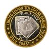 Image 1 : .999 Fine Silver Gold Coast Las Vegas $10 Casino Limted Edition Gaming Token