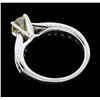 Image 3 : 14KT White Gold 1.17ctw Diamond Wedding Ring
