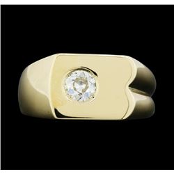 Men's 14KT Yellow Gold 0.60ct. Diamond Ring