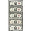 Image 1 : Lot of (5) 1963 $2 Legal Tender Notes