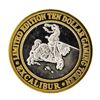 Image 1 : .999 Silver Excalibur Las Vegas Nevada $10 Casino Limited Edition Gaming Token